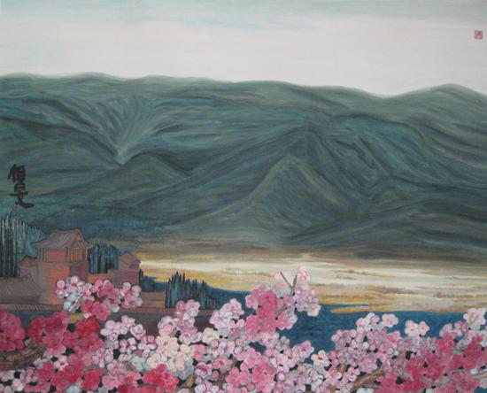 清水河畔 116X144cm 2012年