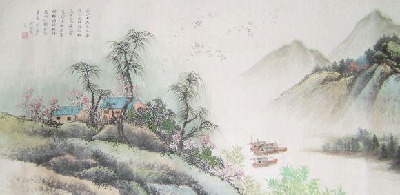 中国画留白：画不在大小 但气局要大