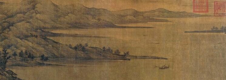 《夏景山口待渡图》
