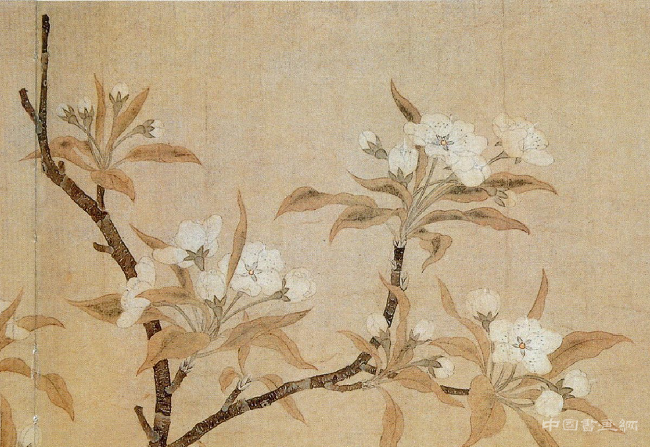钱选《梨花图卷》鉴赏