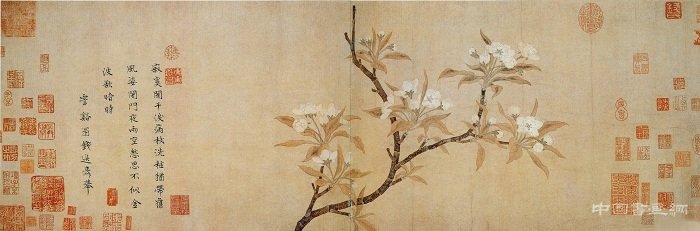 钱选《梨花图卷》鉴赏