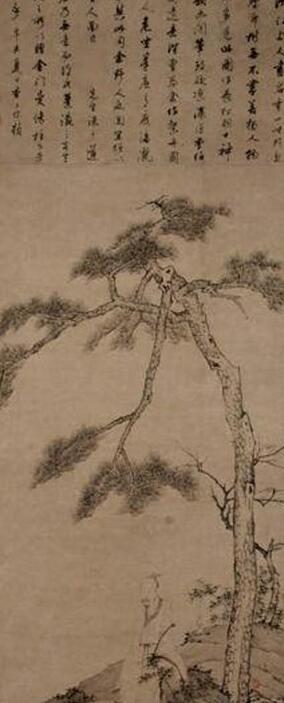 弘仁罕见人物画