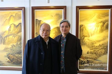 着名油画家陈子荣现场展示“陈氏柔画”专利技法